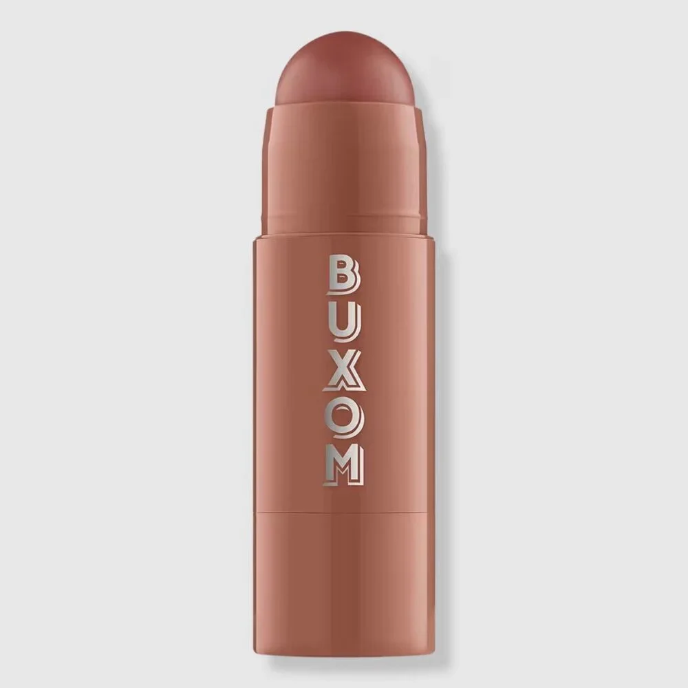 NIB Buxom Power-Full Plump Lip Balm in Inner Glow Nude Pink Plumping Tinted